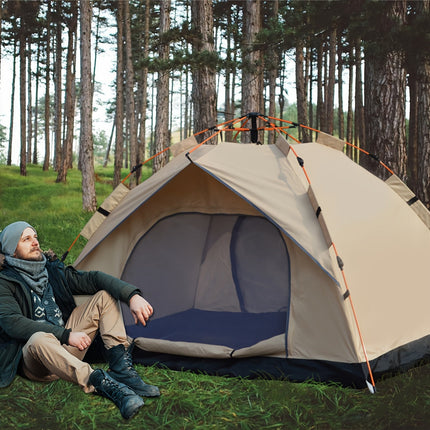 AliKopy Quick-Open 4-Person Camping Tent with UV Protection & Waterpro