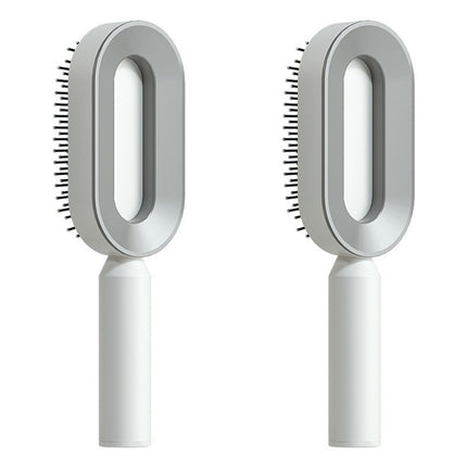 Self Cleaning Hair Brush For Women One-key Cleaning Hair Loss Airbag M