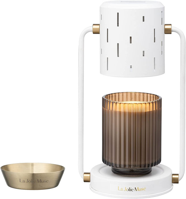 Serene Glow Aromatherapy Candlelight Iron Art Lamp - Desktop Elegance