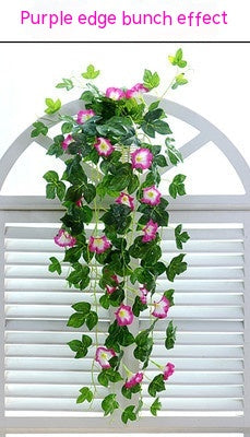 Peekaboo Studio Morning Glory Simulation Plant - Wall Hanging Decor