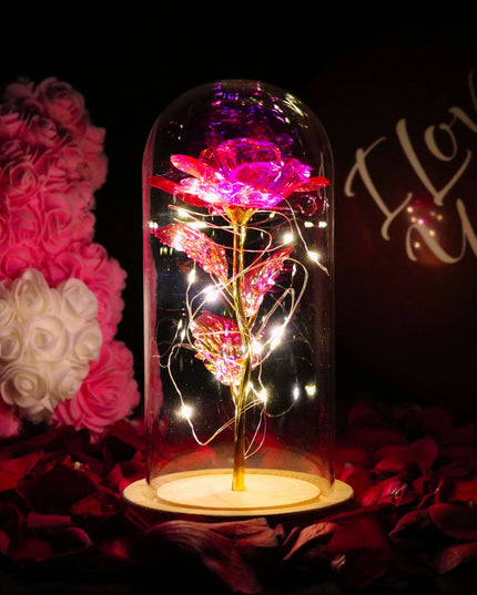 Eternal Radiance Rose Illumination Lamp