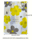 Grey Yellow Flower / L - 5.51x7.87inch