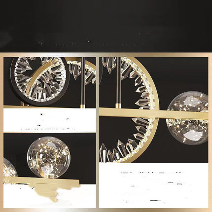 Peekaboo Studio Modern Crystal Table Lamps for Living Room & Bar