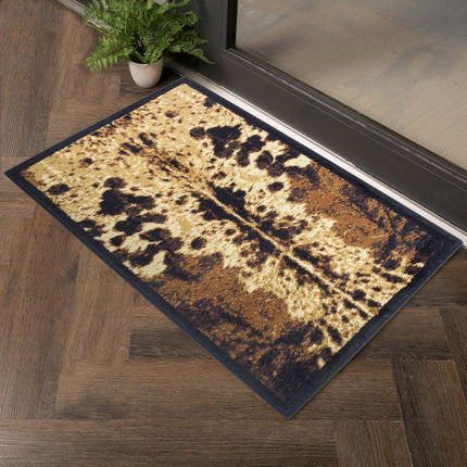 Tribes GC YLS4008 2'7" x 7'3" Southwest Area Rug, Black Polypropylene