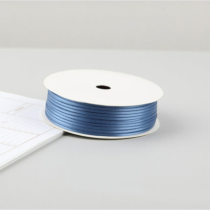 Peekaboo Studio 2mm Double-Sided Silk Ribbon for DIY Packaging