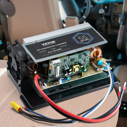 VEVOR 55 Amp RV Converter Replacement Unit - Main Board Assembly