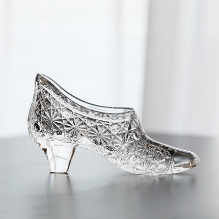 Hand-Blown Glass High Heel Shoe Figurine