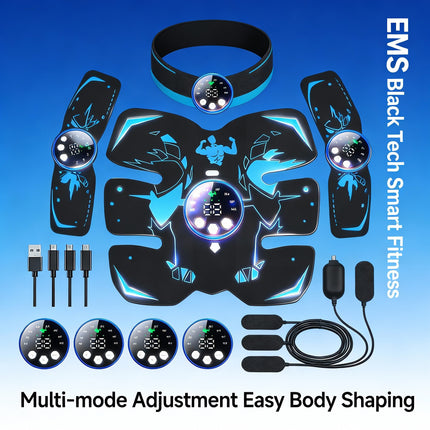 Peekaboo Studio EMS Abdominal Toning Belt - Muscle Stimulator & Fitnes