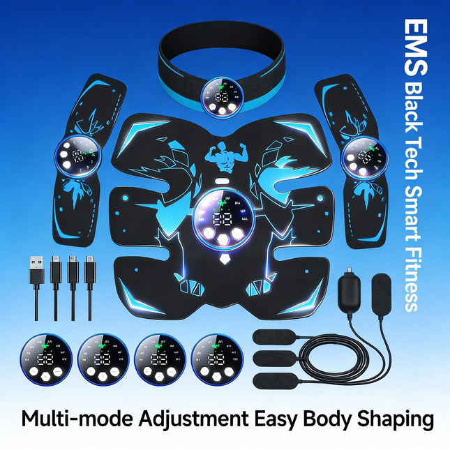 Peekaboo Studio EMS Abdominal Toning Belt - Muscle Stimulator & Fitnes