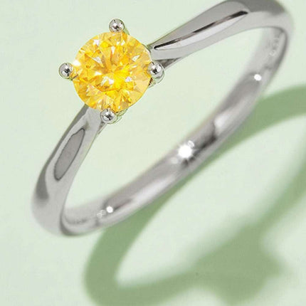 Timeless Elegance Lab Grown Diamond Solitaire Ring - A Cherished Emblem of Endless Love