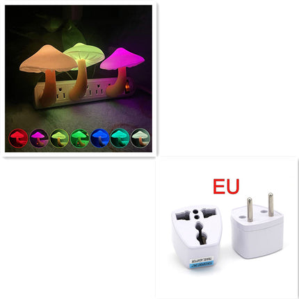 Peekaboo Studio LED Mushroom Night Light with Light-Control Sensor
