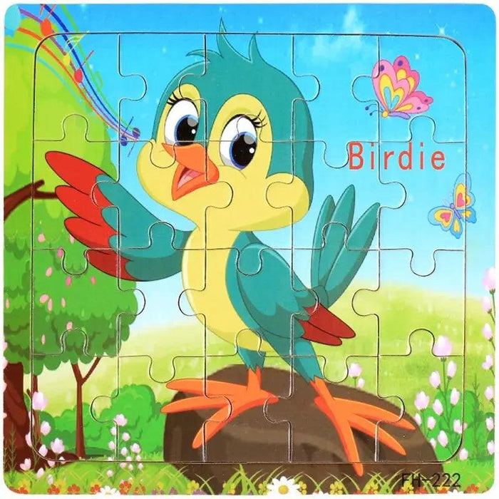 Montessori Interactive 3D Wooden Puzzle - Engaging Learning Toy for Young Adventurers