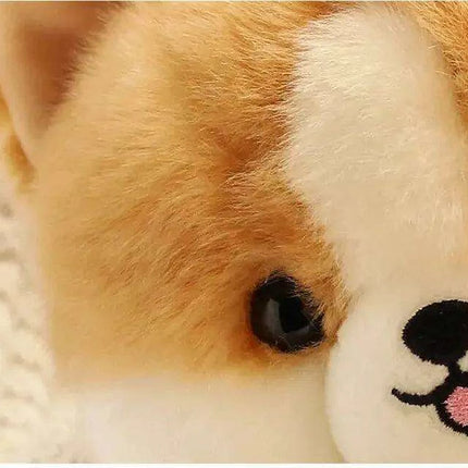 Charming Kawaii Chow-Pom-Corgi Mix Plush Pet Doll