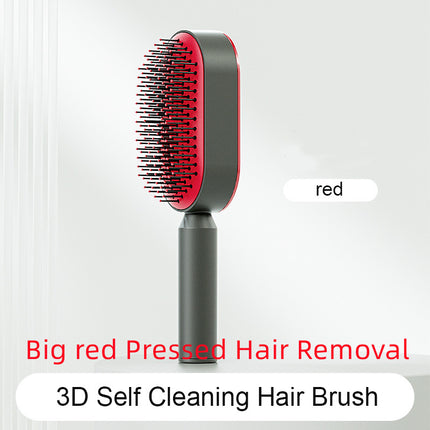 Self Cleaning Hair Brush For Women One-key Cleaning Hair Loss Airbag M