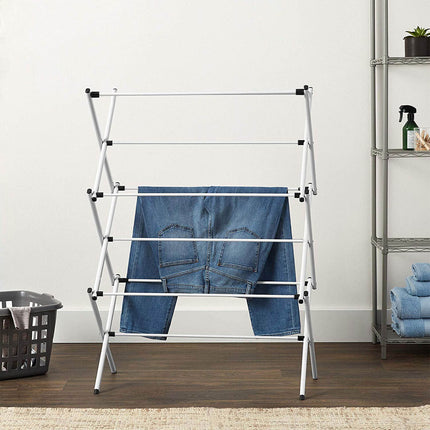 Peekaboo Studio 3-Tier Metal Clothes Airer Dryer - Indoor/Outdoor Use