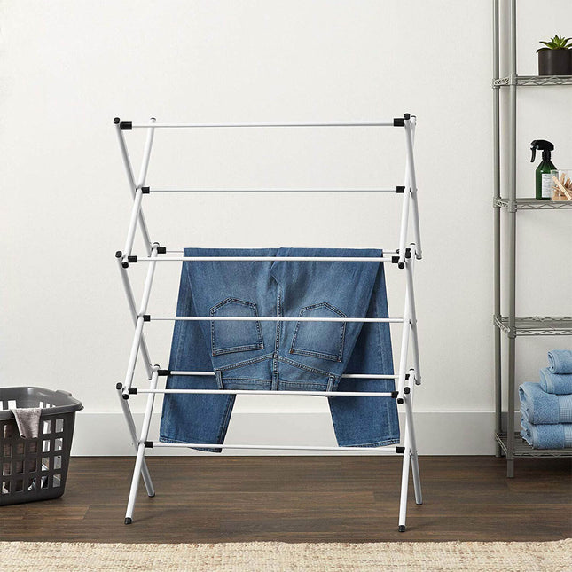 Peekaboo Studio 3-Tier Metal Clothes Airer Dryer - Indoor/Outdoor Use