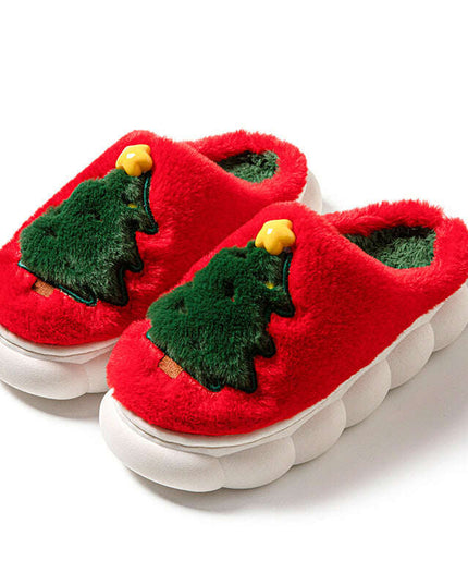 Christmas Tree Women's Home Slippers