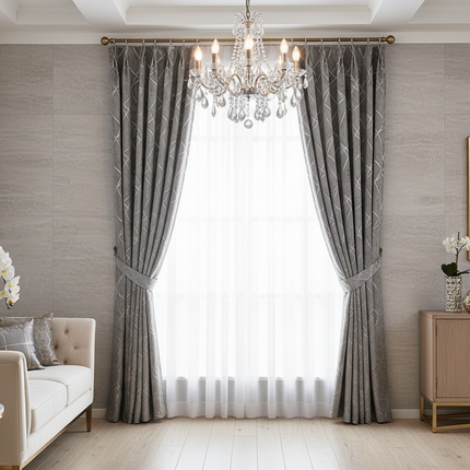 1 Panel Chenille Blackout Curtain Modern Minimalist Living Room Solid Color Uncategorized 1-panel-solid-color-simple-modern-light-luxury-living-room-chenille-blackout-curtains Home Décor›Window Treatments›Curtains &