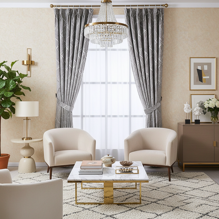 1 Panel Chenille Blackout Curtain Modern Minimalist Living Room Solid Color Curtains 1-panel-solid-color-simple-modern-light-luxury-living-room-chenille-blackout-curtains Home Décor›Window Treatments›Curtains &