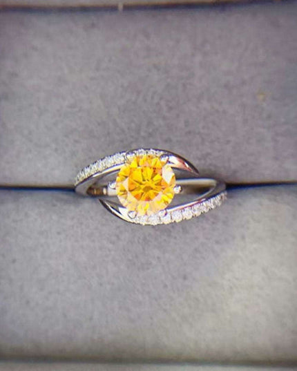 Elegant Lab-Created Diamond Ring Set with Dazzling Accents