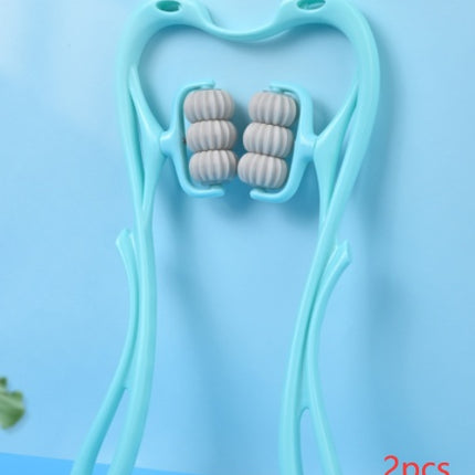 Multifunctional Manual Six-wheel Neck Massager Massage Relieve Roller