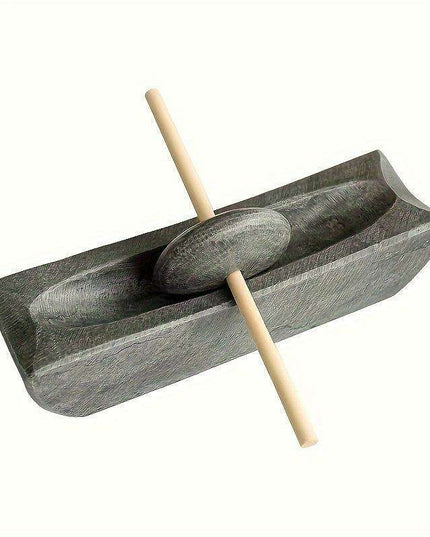 Mini Lapis Lazuli Spice Grinder - Handcrafted Manual Herb & Pepper Crusher for Gourmet Cooking