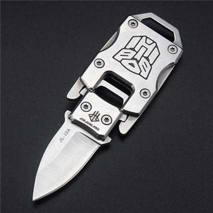 Compact Stainless Steel Folding Carry Knife Self Defence 3.3 Cm Blade