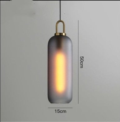 Nordic Simple Modern Glass Ball Chandelier Milk Tea Shop Clear Bar Res