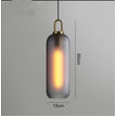 Cylinder 15cm frosted soot / Light source free