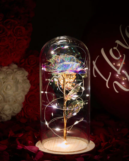 Eternal Radiance Rose Illumination Lamp