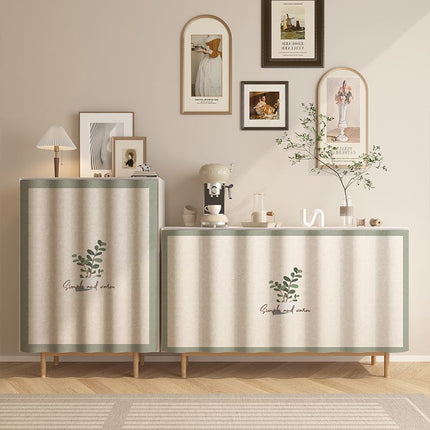 Punch-free Cabinet Shade Curtain Kitchen Door Curtain