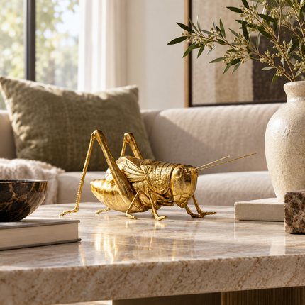 ZIZI FISH Golden Bee Metal Sculpture - Decorative Desktop Ornament Figurines simulated-small-animal-metal-ornaments-golden-bee-statue-art-sculpture-model-desktop-decoration-crafts-figurines-miniatures
