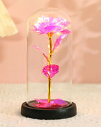 Gold Foil Flower Purple