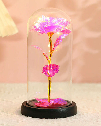 Colorful Gold Foil Flower Color GoldWith Lights Christmas Gift