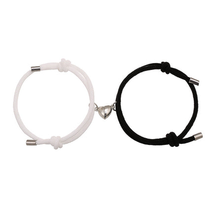 Peekaboo Studio Simple Nylon Love Magnetic Bracelet - Adjustable & Dur