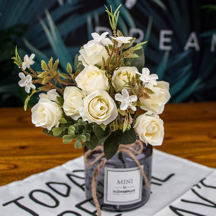 Peekaboo Studio Silk Cloth Artificial Flower Bouquet - Wedding Decor