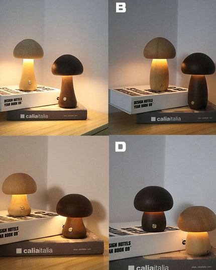 Mushroom Glow: Touch LED Night Light 🕯️✨