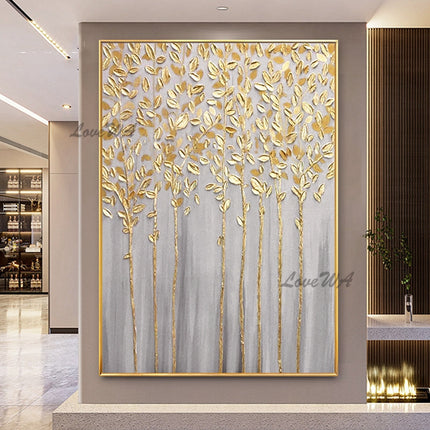 Abstract Rimless Living Room Decorative Mural
