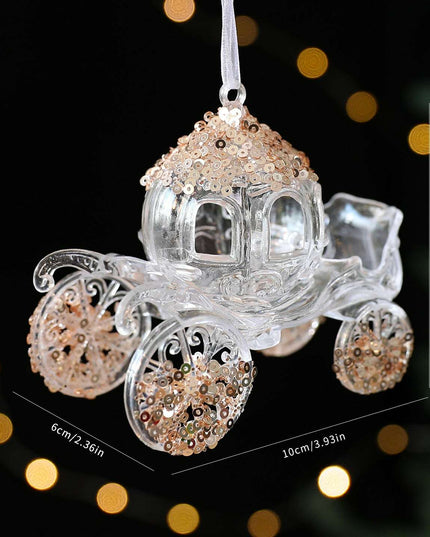 Christmas Decorations Sequined Acrylic Pendant