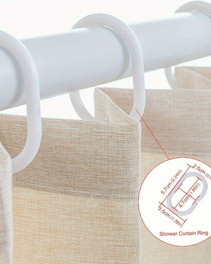 Compact Waterproof Folding Shower Curtain for Stylish Wet and Dry Separation