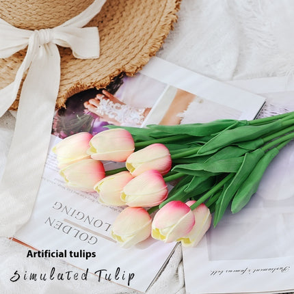 Peekaboo Studio Tulip Artificial Flower Arrangement - Realistic & Vibr