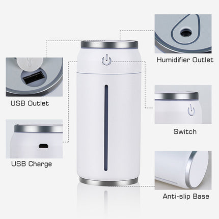 Peekaboo Studio 220ML Mini USB Car Humidifier & Aroma Diffuser