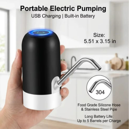 Peekaboo Studio USB Rechargeable Electric Water Bottle Dispenser - Aut