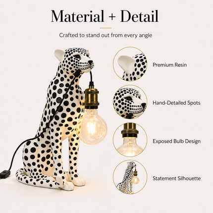 Modern Cheetah Sculpture — Decorative Animal Figurine for Home & Living Figurines modern-creativity-cheetah-sculpture-room-decoration-animal-figurine-model-living-room-table-home-decor-and-accessories-ornaments Home & Garden > Home Décor > Sculptures & Figurines