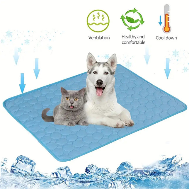 Peekaboo Studio Extra Large Dog Cooling Mat - Durable, Ice Pad Blanket