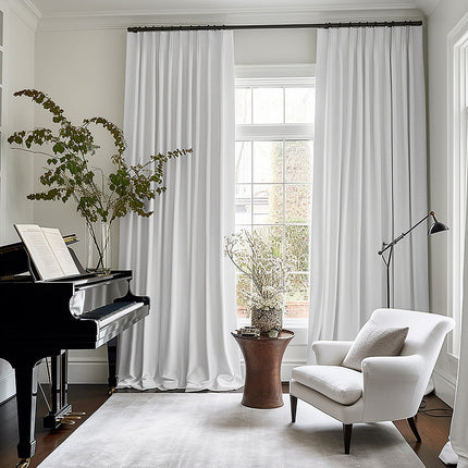 Vintage Velvet Blackout Curtain | Heat-Insulating, Perforated Eyelet, 8 Colours