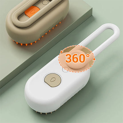 Cat Steam Brush Steamy Dog Brush 3 In 1 Electric Spray Cat Hair Brushe