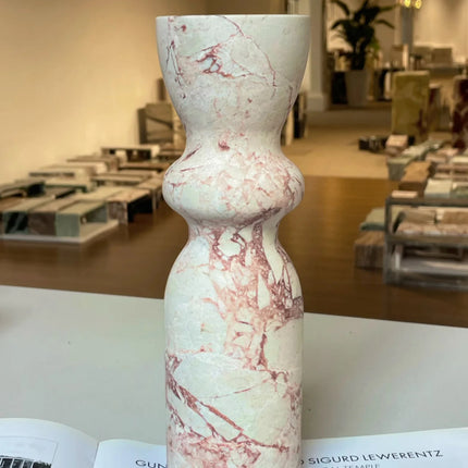 Ceramic Minimalist Wabi Sabi Seasonal Noodle Shape Tabletop Candle Holder