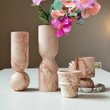 Ceramic Minimalist Wabi Sabi Seasonal Noodle Shape Tabletop Candle Holder