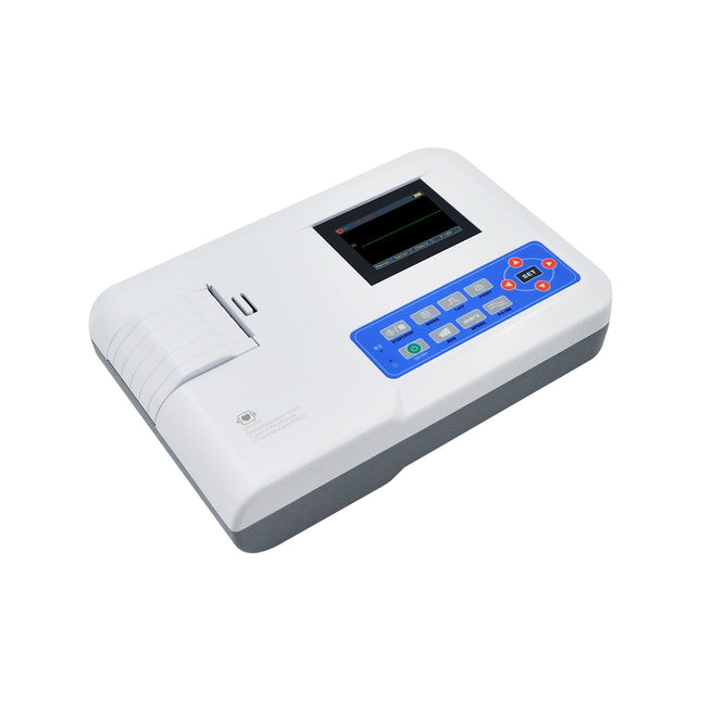 CONTEC ECG100G Digital One Channel 12 Lead ECG EKG Machine Electrocardiograph